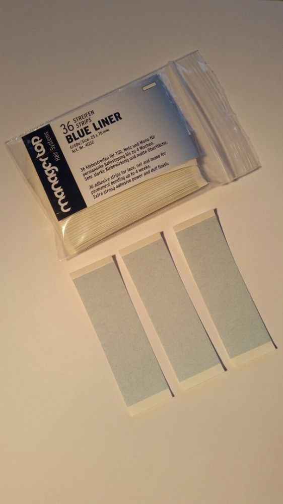 Двусторонняя клейкая лента BLUE LINER Strips (полоски)